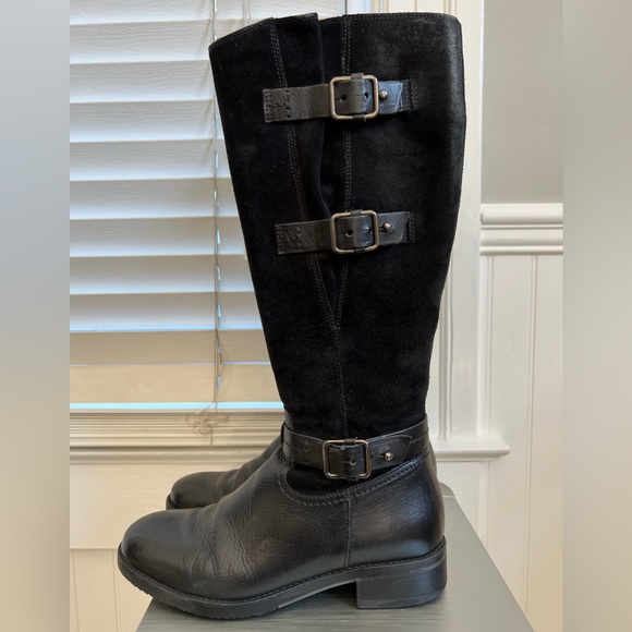 🎀Clarks genuine leather/suede boots women’s size 6.5🎀 - Picture 1 of 10